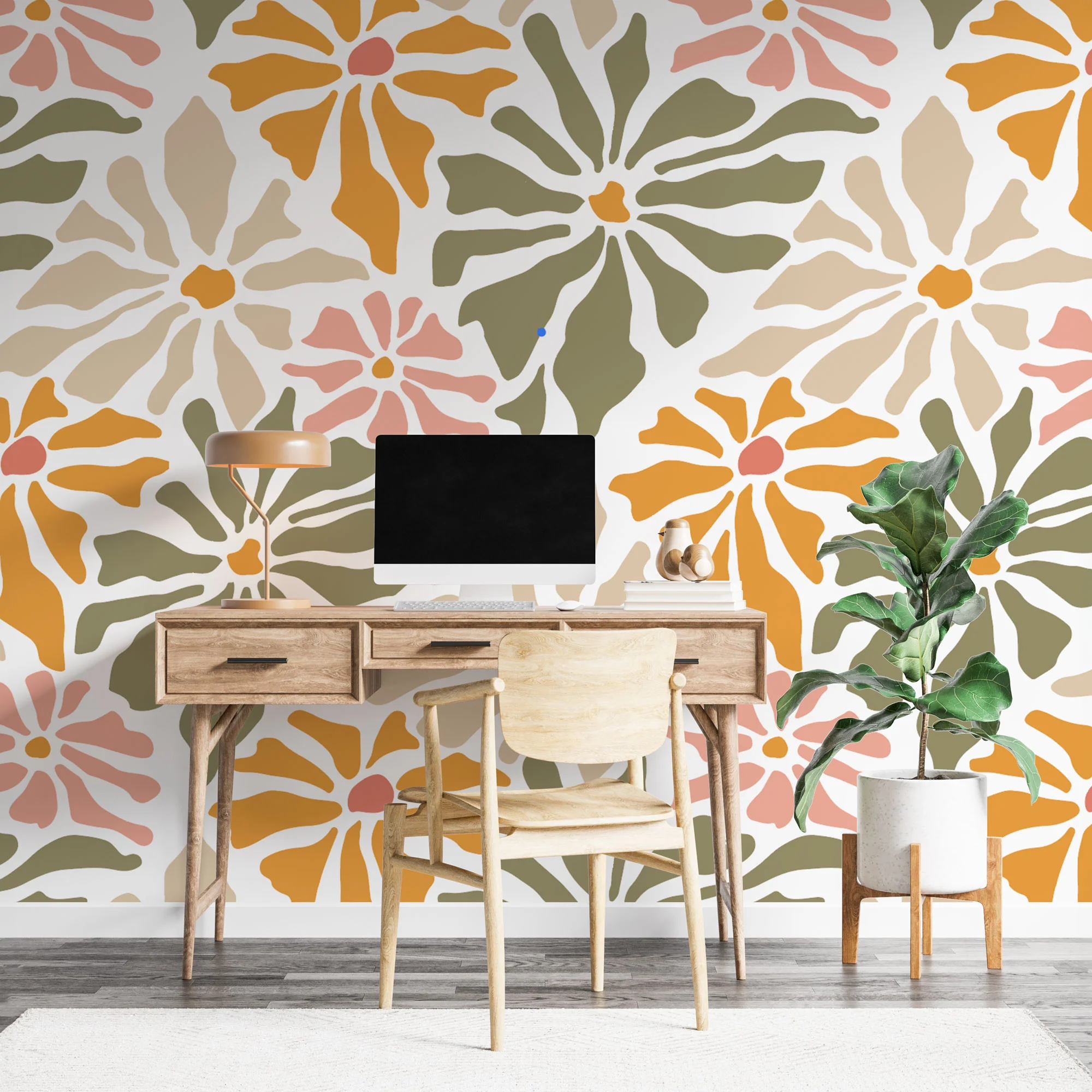 Designtapete Flower Groove - Image 3