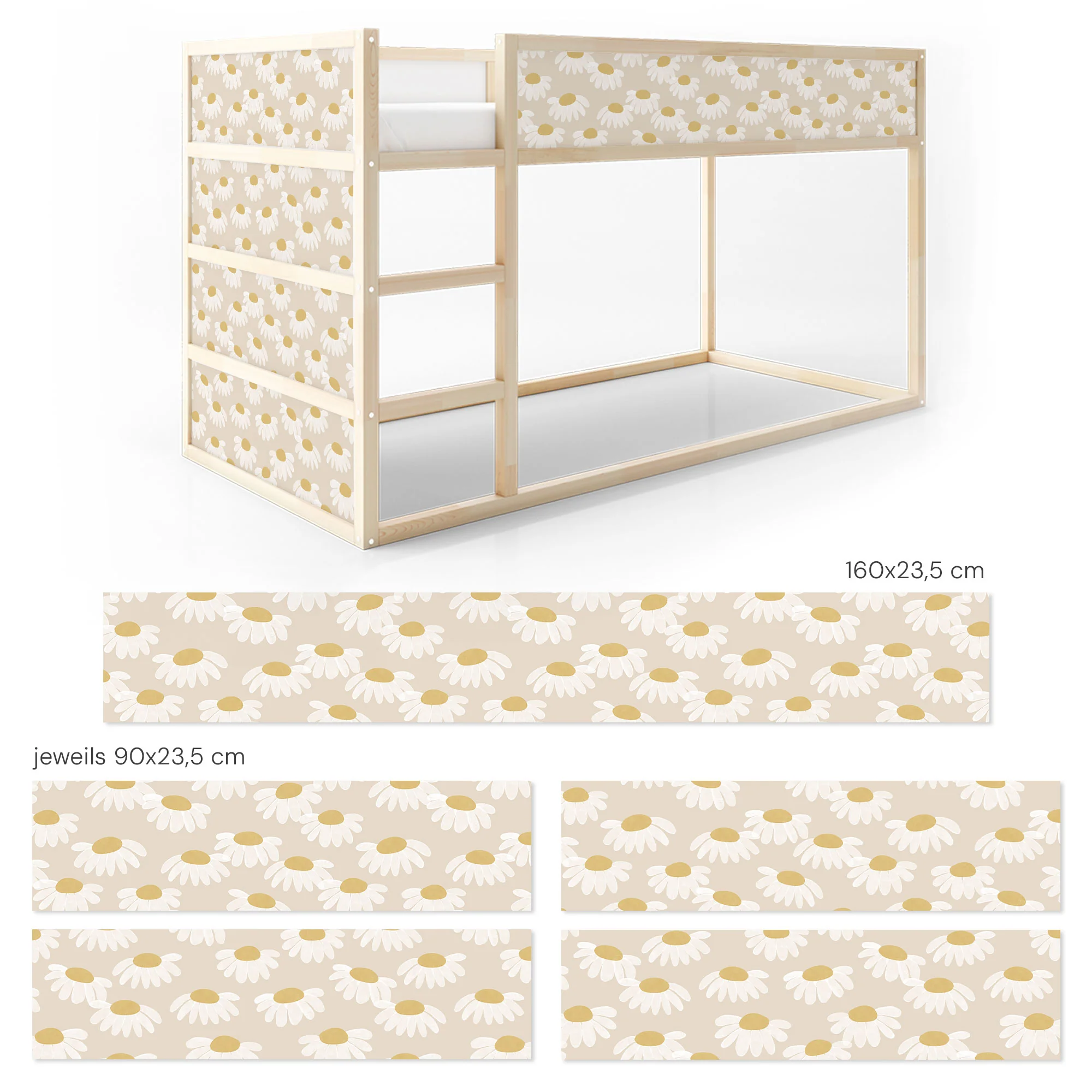 Bettaufkleber Set für IKEA Kura - Meadow - Image 6