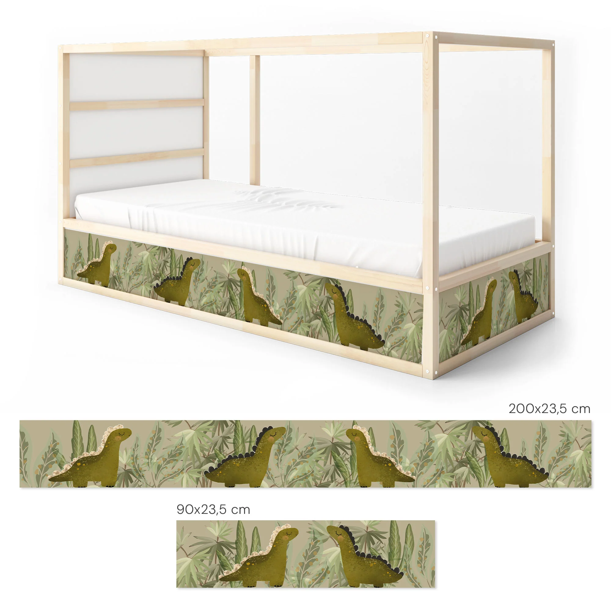 Bettaufkleber Set für IKEA Kura - Dinos - Image 8