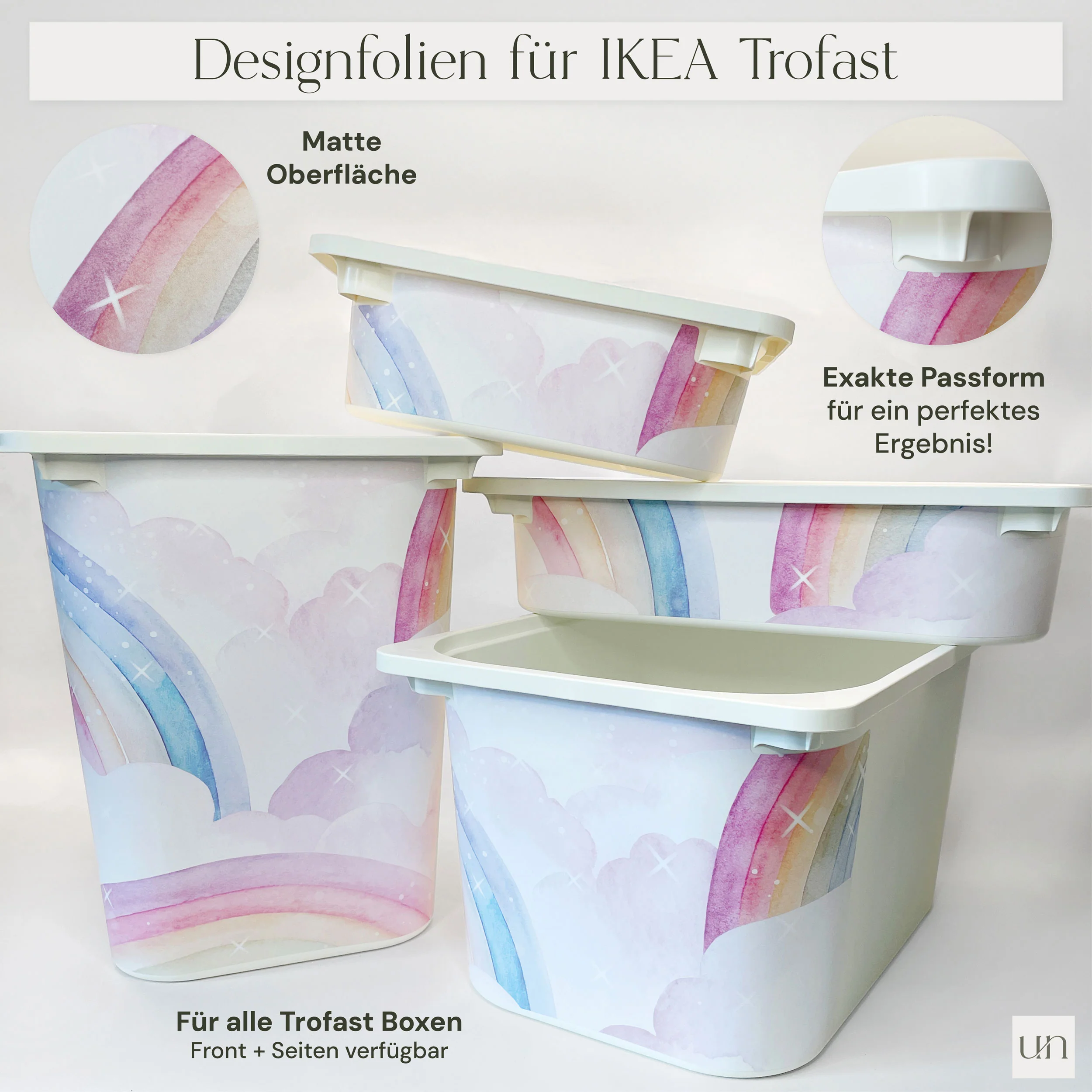 Möbelfolie für IKEA Trofast - Birkenwald Aquarell - Image 7
